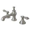 Kingston Brass KC7068BAL 8" Widespread Bathroom Faucet, Brushed Nickel KC7068BAL